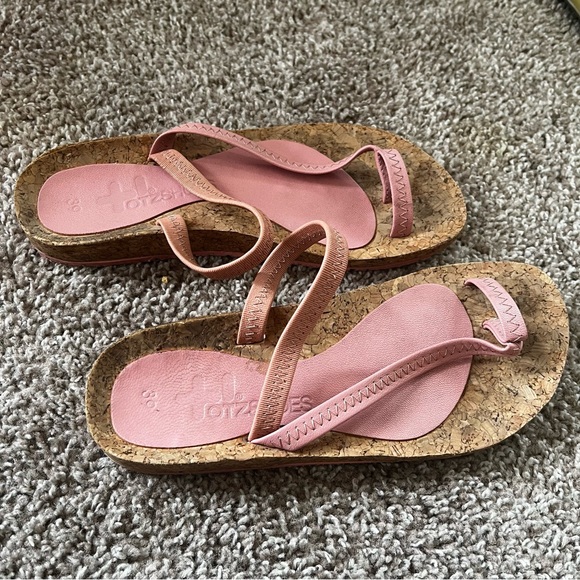 Otz Shoes - Otzshoes Pink Cork Sandals SZ39
